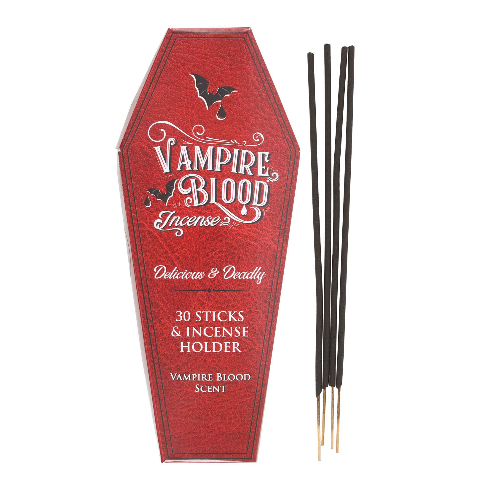 Vampire Blood Incense Sticks with Coffin Holder