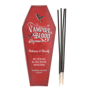 Vampire Blood Incense Sticks with Coffin Holder