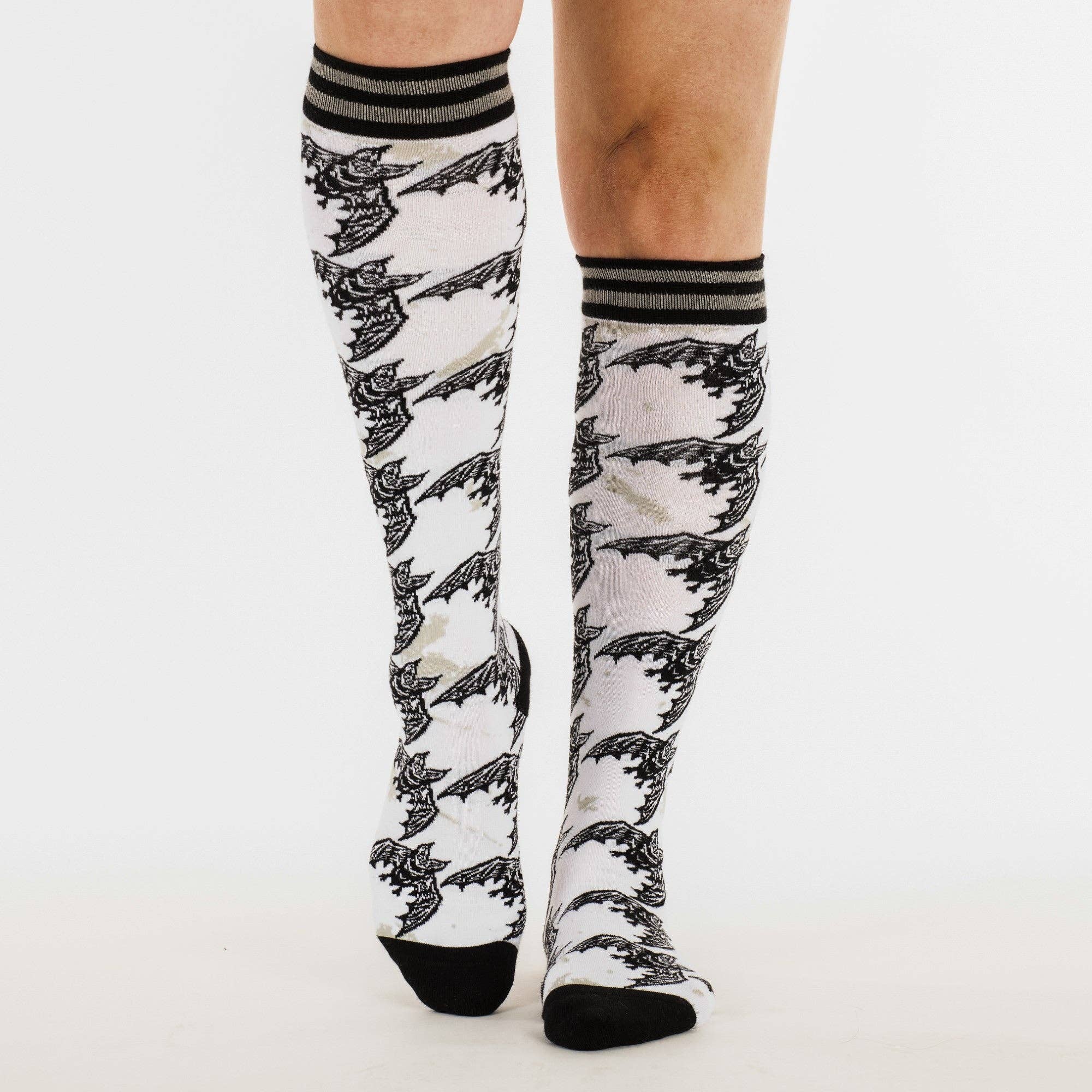 Batstooth Knee High Socks