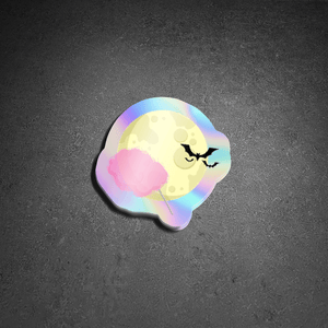 Holographic Moon Sticker